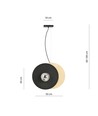 Soho 2 Sort/Grafitt pendellampe - Ø14 cm, E14, 230V, uten lyskilde