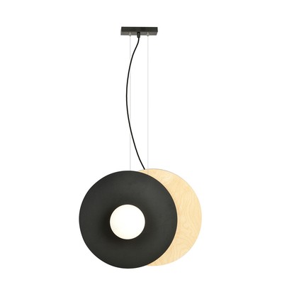 Soho 2 Sort/Opal pendellampe - Ø14 cm, E14, 230V, uten lyspære