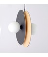 Soho 2 Sort/Opal pendellampe - Ø14 cm, E14, 230V, uten lyspære