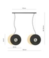 Soho 4 Sort/Grafitt pendelampe - Ø14 cm, E14, 230V, uten lyskilde