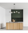 Gravity 6 Sort/Grafitt pendellampe - Ø14 cm, E14, 230V, uten lyskilde