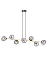 Gravity 8 Sort/Grafitt pendellampe - Ø14 cm, E14, 230V, uten lyskilde