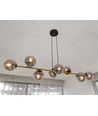 Gravity 8 Sort/Grafitt pendellampe - Ø14 cm, E14, 230V, uten lyskilde