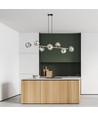 Gravity 8 Sort/Grafitt pendellampe - Ø14 cm, E14, 230V, uten lyskilde