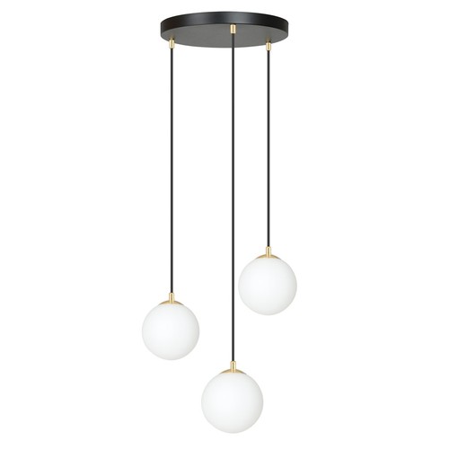 Royal 3 Sort pendellampe - Ø14 cm, E14, 230V, uten lyskilde