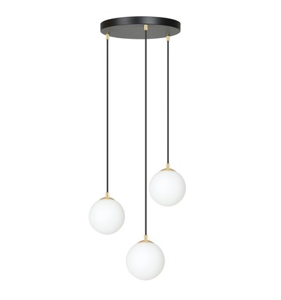 Royal 3 Sort pendellampe - Ø14 cm, E14, 230V, uten lyskilde