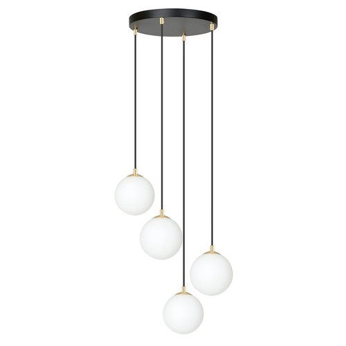 Royal 4 Sort pendellampe - Ø14 cm, E14, 230V, uten lyskilde