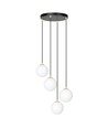 Royal 4 Sort pendellampe - Ø14 cm, E14, 230V, uten lyskilde