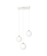 Royal 3 Hvit pendellampe - Ø14 cm, E14, 230V, uten lyskilde
