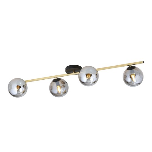 Splendi 4 Sort/Grafitt taklampe - Ø14 cm, E14, 230V, uten lyskilde