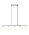 Allora 5 Sort/Opal pendellampe - Ø14 cm, E14, 230V, uten lyskilde