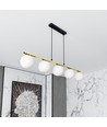 Allora 5 Sort/Opal pendellampe - Ø14 cm, E14, 230V, uten lyskilde