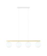 Allora 4 Hvitt/Opal pendellampe - Ø14 cm, E14, 230V, uten lyskilde