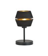 Piano LN Sort/Gull bordlampe - Ø20 cm, E27, 230V, uten lyskilde