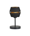 Piano LN Sort/Gull bordlampe - Ø20 cm, E27, 230V, uten lyskilde