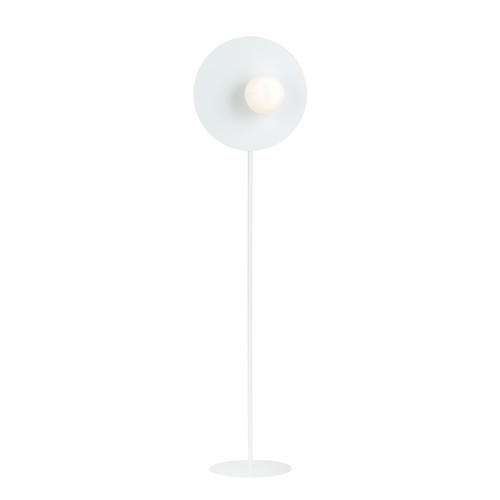 Oslo Lp Hvit/Opal gulvlampe - Ø15 cm, E14, 230V, uten lyskilde