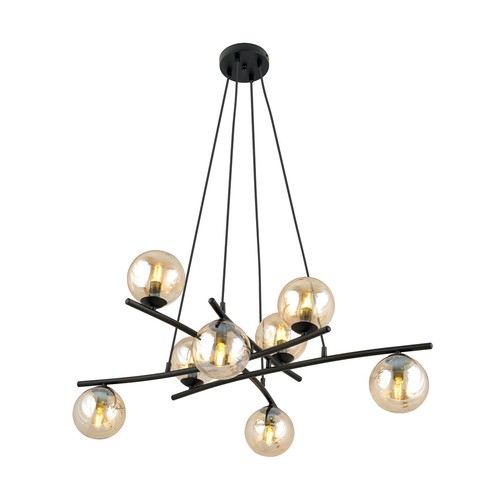Essa 8 Rav pendellampe - Ø14 cm, E14, 230V, uten lyspære