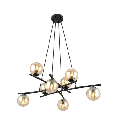 Essa 8 Rav pendellampe - Ø14 cm, E14, 230V, uten lyspære