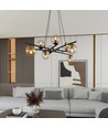 Essa 8 Rav pendellampe - Ø14 cm, E14, 230V, uten lyspære