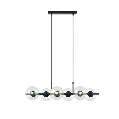 Rory 6 Transparent pendellampe - Ø14 cm, E14, 230V, uten lyskilde