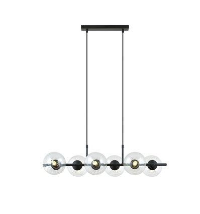 Rory 6 Transparent pendellampe - Ø14 cm, E14, 230V, uten lyskilde