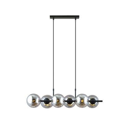 Rory 6 Grafitt pendellampe - Ø14 cm, E14, 230V, uten lyskilde