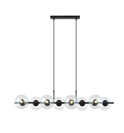 Rory 8 Transparent pendellampe - Ø14 cm, E14, 230V, uten lyskilde