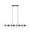 Rory 8 Transparent pendellampe - Ø14 cm, E14, 230V, uten lyskilde