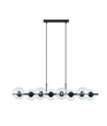 Rory 8 Transparent pendellampe - Ø14 cm, E14, 230V, uten lyskilde