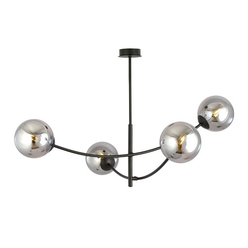 Hunter 4 Svart/Grafitt taklampe - Ø14 cm, E14, 230V, uten lyskilde