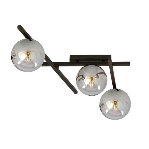 Smart 3 Sort/Grafitt taklampe - Ø15 cm, E14, 230V, uten lyskilde