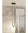 Glam 1 Svart/Opal pendellampe - Ø15 cm, E14, 230V, uten lyskilde