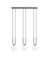 Glam 3 Sort/Opal pendellampe - Ø15 cm, E14, 230V, uten lyskilde