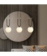 Glam 3 Sort/Opal pendellampe - Ø15 cm, E14, 230V, uten lyskilde
