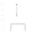 Glam 1 Sort/Transparent pendellampe - Ø14 cm, E14, 230V, uten lyspære