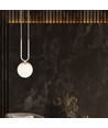 Glam 1 Hvit/Opal pendellampe - Ø15 cm, E14, 230V, uten lyskilde