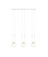 Glam 3 Hvit/Opal pendellampe - Ø15 cm, E14, 230V, uten lyskilde