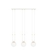Glam 3 Hvit/Opal pendellampe - Ø15 cm, E14, 230V, uten lyskilde