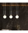 Glam 3 Hvit/Opal pendellampe - Ø15 cm, E14, 230V, uten lyskilde