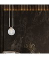 Glam 1 Hvit/Transparent pendellampe - Ø14 cm, E14, 230V, uten lyskilde