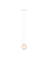 Glam 1 Hvit/Gul pendellampe - Ø14 cm, E14, 230V, uten lyskilde