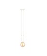Glam 1 Hvit/Gul pendellampe - Ø14 cm, E14, 230V, uten lyskilde