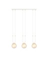 Glam 3 Hvit/Rav pendellampe - Ø14 cm, E14, 230V, uten lyskilde