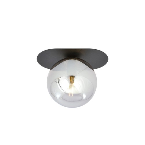 Plaza 1 Sort/Grafitt taklampe - Ø14 cm, E14, 230V, uten lyskilde.