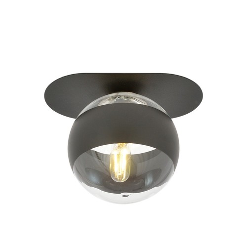 Plaza 1 Sort/Stripet taklampe - Ø14 cm, E14, 230V, uten lyskilde
