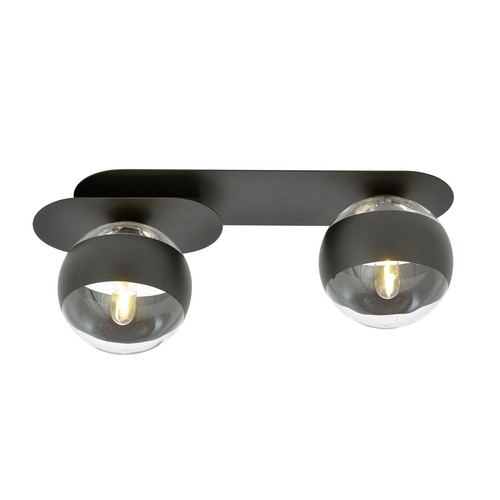 Plaza 2 Sort/Stripet taklampe - Ø14 cm, E14, 230V, uten lyspære