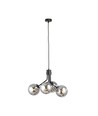 Nova 4 Sort/Grafitt pendellampe - Ø14 cm, E14, 230V, uten lyskilde