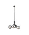 Nova 4 Sort/Grafitt pendellampe - Ø14 cm, E14, 230V, uten lyskilde