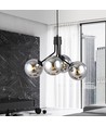 Nova 4 Sort/Grafitt pendellampe - Ø14 cm, E14, 230V, uten lyskilde
