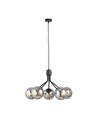 Nova 5 Sort/Graphite pendellampe - Ø14 cm, E14, 230V, uten lyskilde